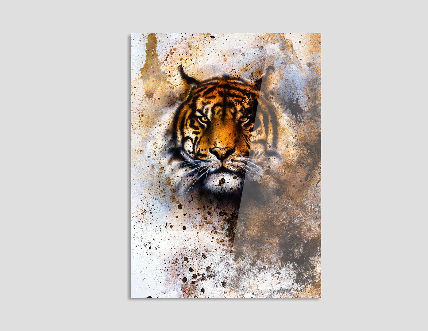 ROSTRO DE TIGRE CON MANCHAS