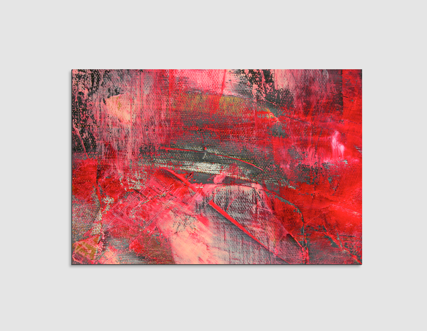 PINTURA ABSTRACTA ROJA