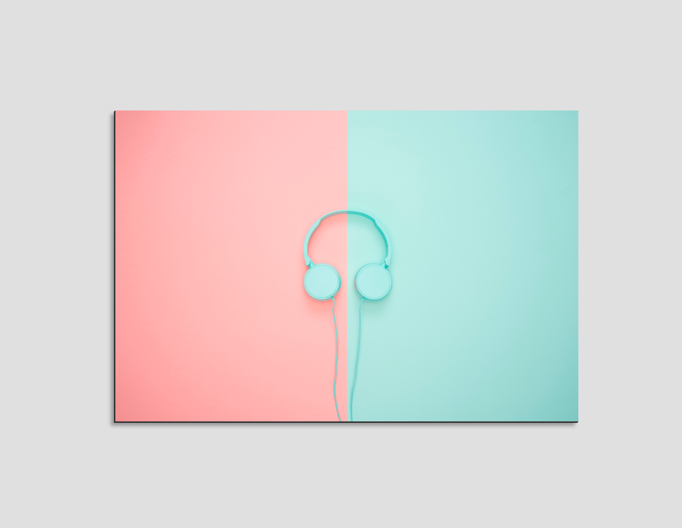 AUDÍFONOS ROSA Y AZUL