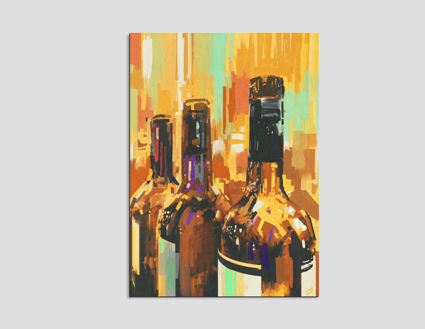WINE BOTTLES ART