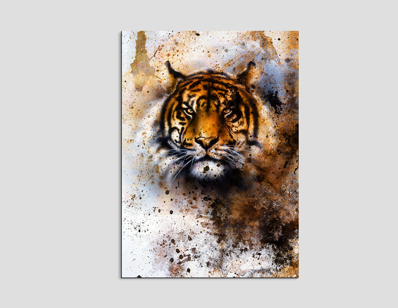 ROSTRO DE TIGRE CON MANCHAS