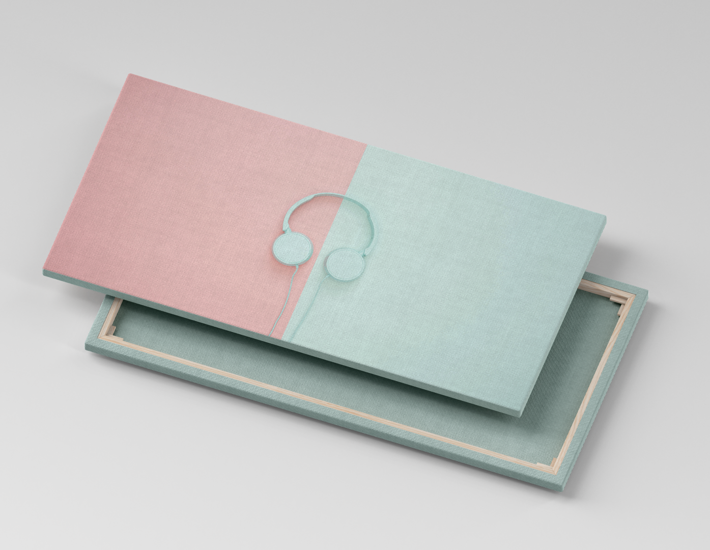 AUDÍFONOS ROSA Y AZUL