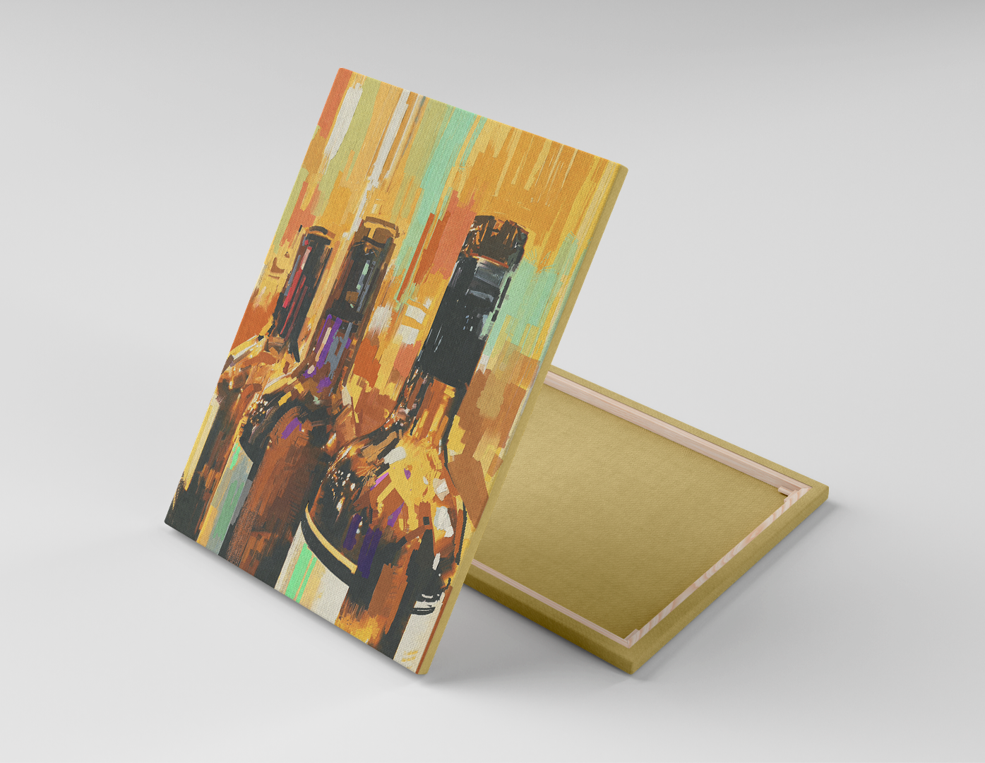 WINE BOTTLES ART