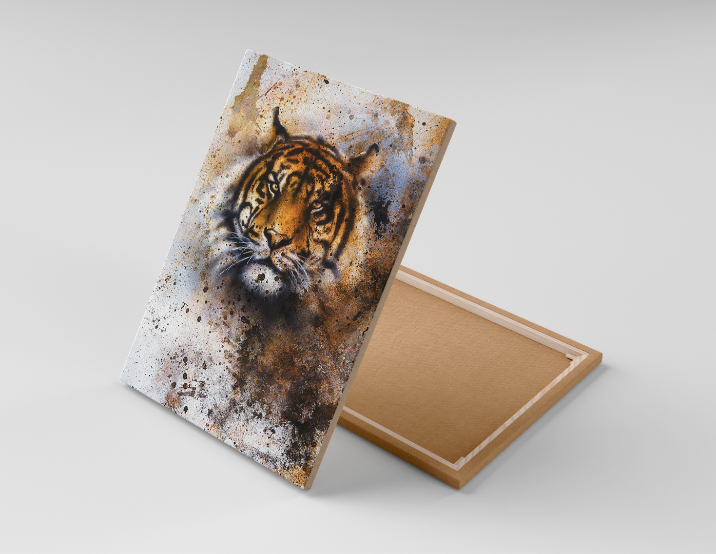 ROSTRO DE TIGRE CON MANCHAS
