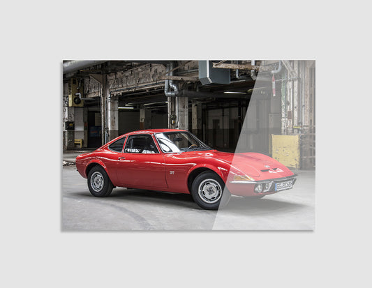 OPEL GT ROJO