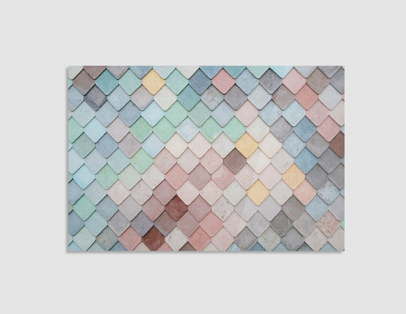 MOSAICO ESCAMAS DE COLORES