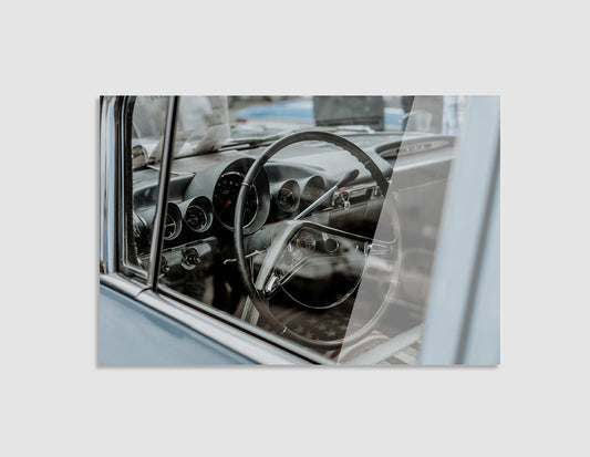 VOLANTE COCHE CLÁSICO NEGRO