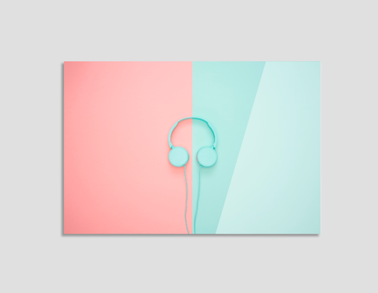 AUDÍFONOS ROSA Y AZUL