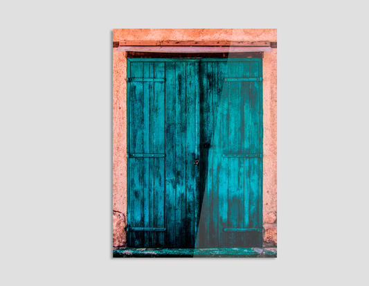 PUERTA AZUL