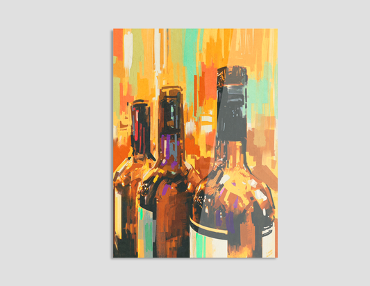 WINE BOTTLES ART