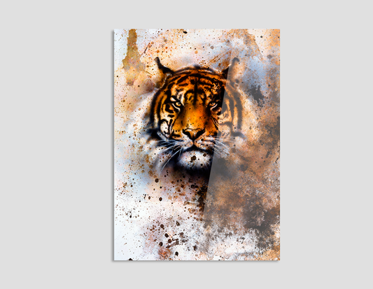 ROSTRO DE TIGRE CON MANCHAS