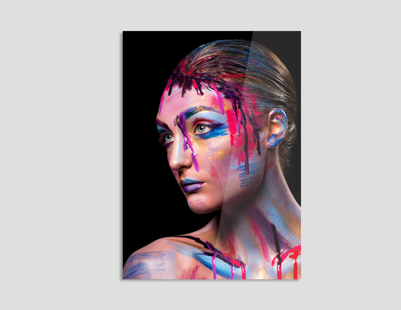 ROSTRO CON PINTURA