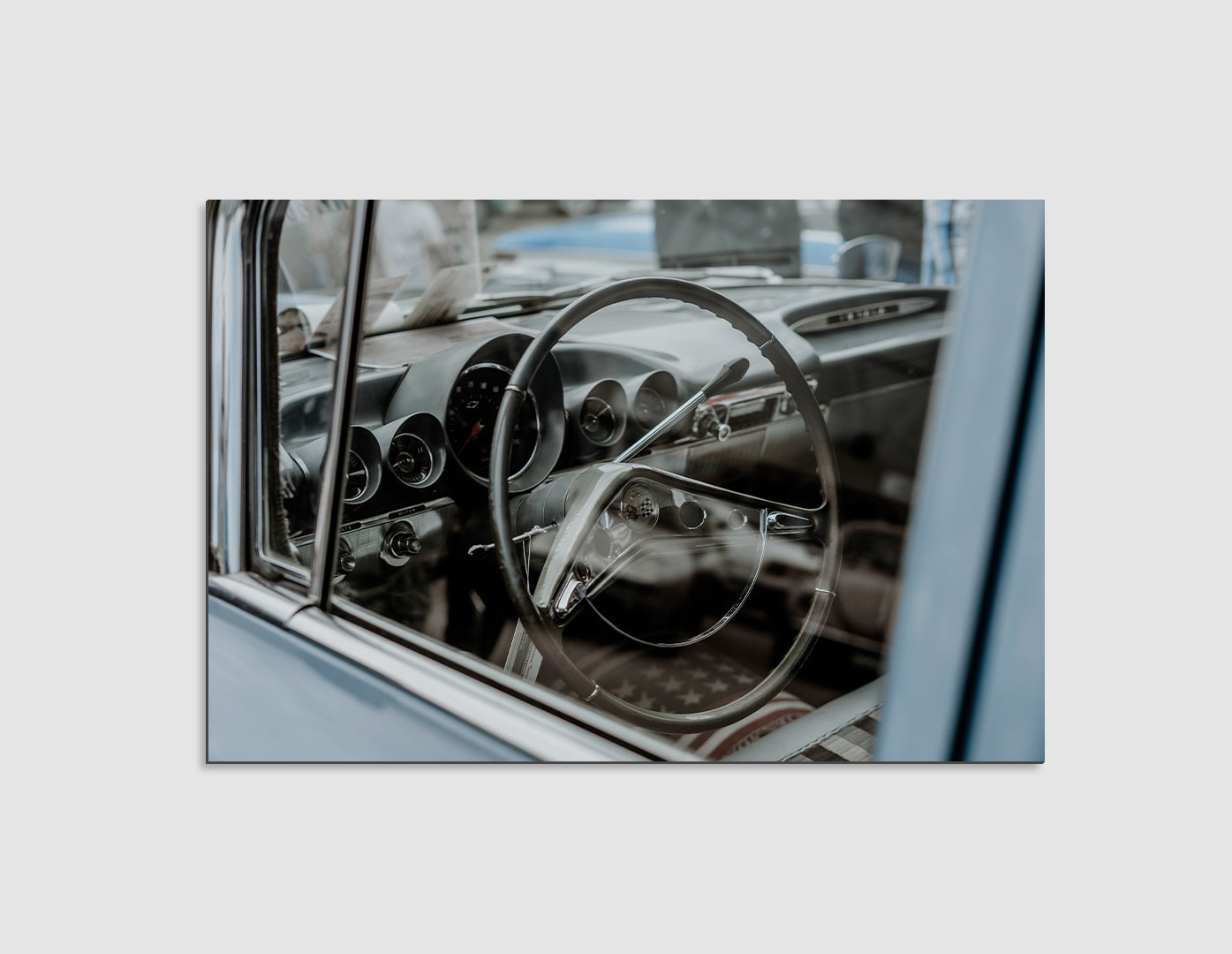VOLANTE COCHE CLÁSICO NEGRO